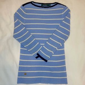 Ralph Lauren - Fitted 3/4 Sleeve Knit Sweater